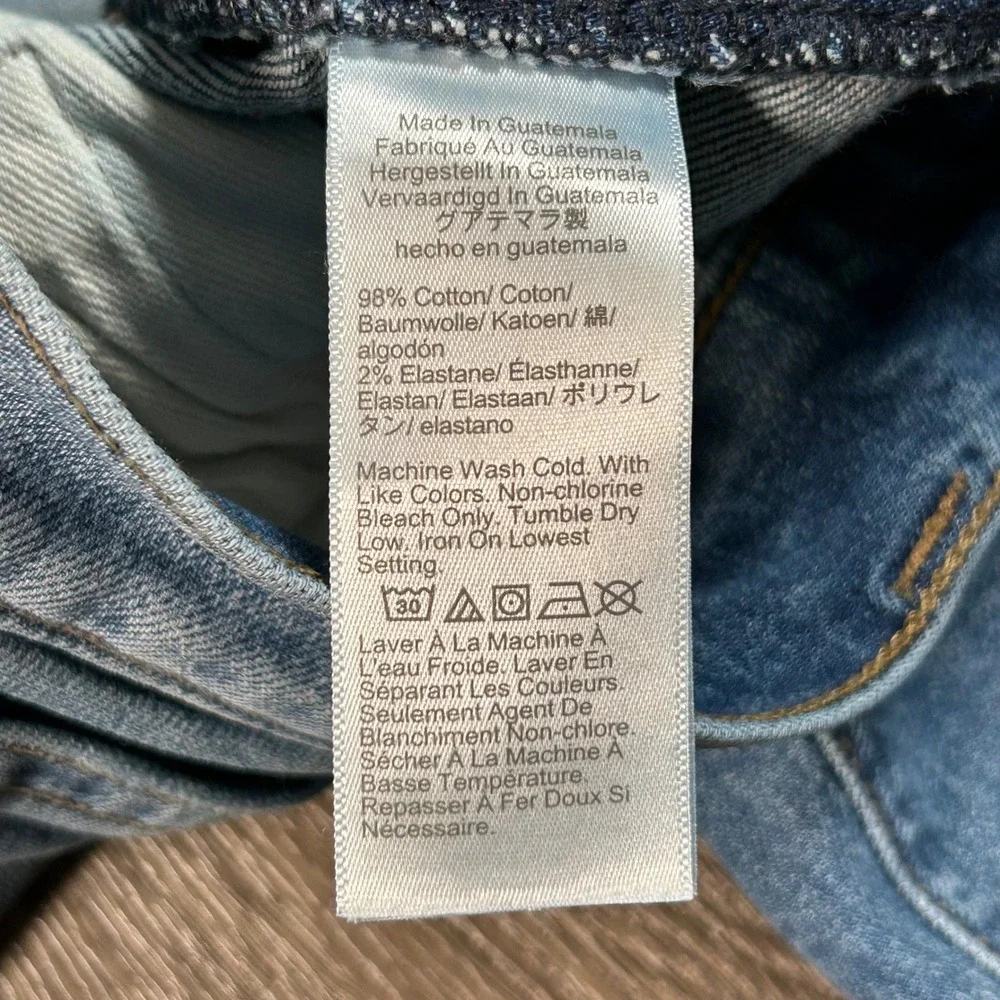 J Crew 250 Stretch Jeans 33x32 Blue Slim Tapered Leg Denim Pants